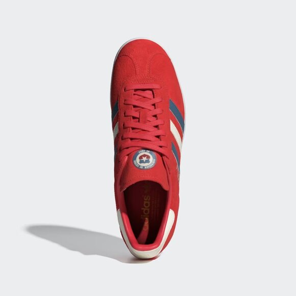 11.5M - [NEW] Men's adidas Gazelle Chile Shoes 'Red' IF6827 - Picture 2 of 7